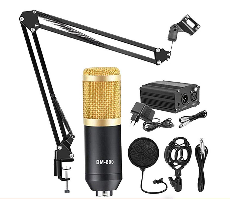 Condenser Microphone Recording Set – Professional Audio Mic Kit
