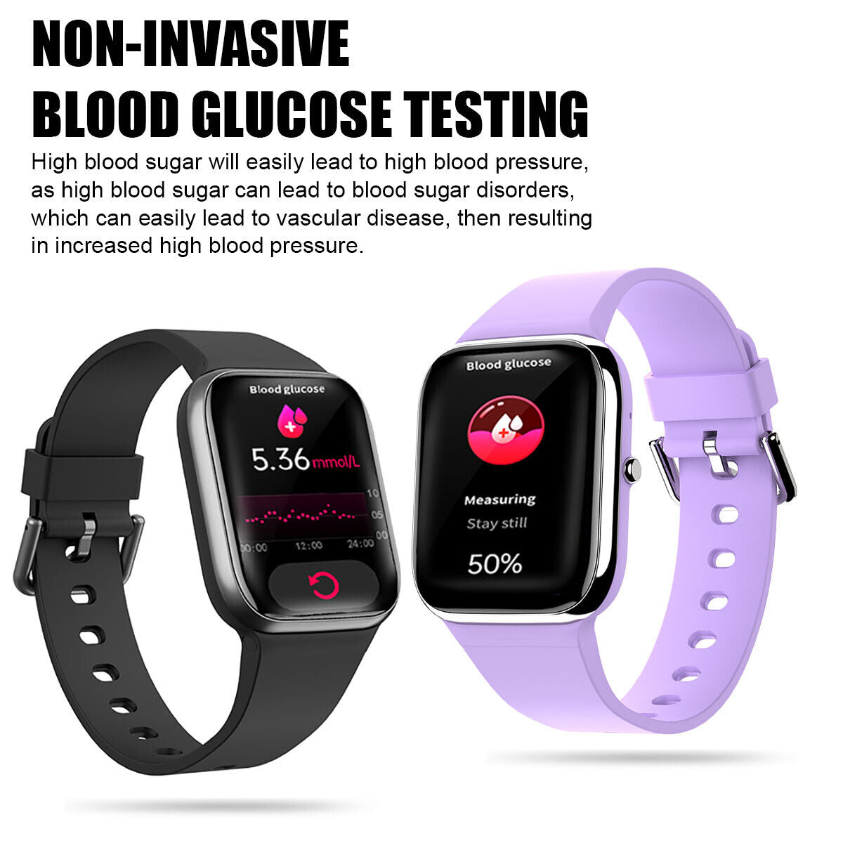 Smart Watch Fitness Tracker with Heart Rate Monitor for Men & Women – Sport Watches Compatible with iOS and Android