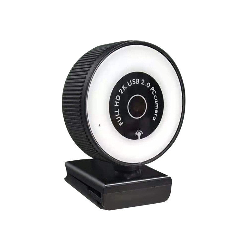 2K HD Webcam with Microphone and Webcam Cover – Autofocus Streaming Camera for PC and Laptop