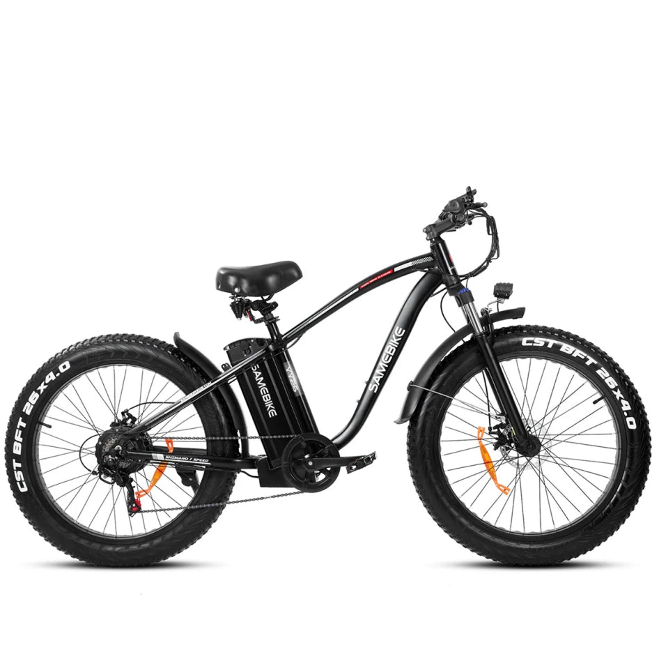 YY26 Electric Bike 15Ah 48V 750W, 26x4.0 Inches, Smart Design, 100-120 Km Range, 150 Kg Max Load, Disc Brake System
