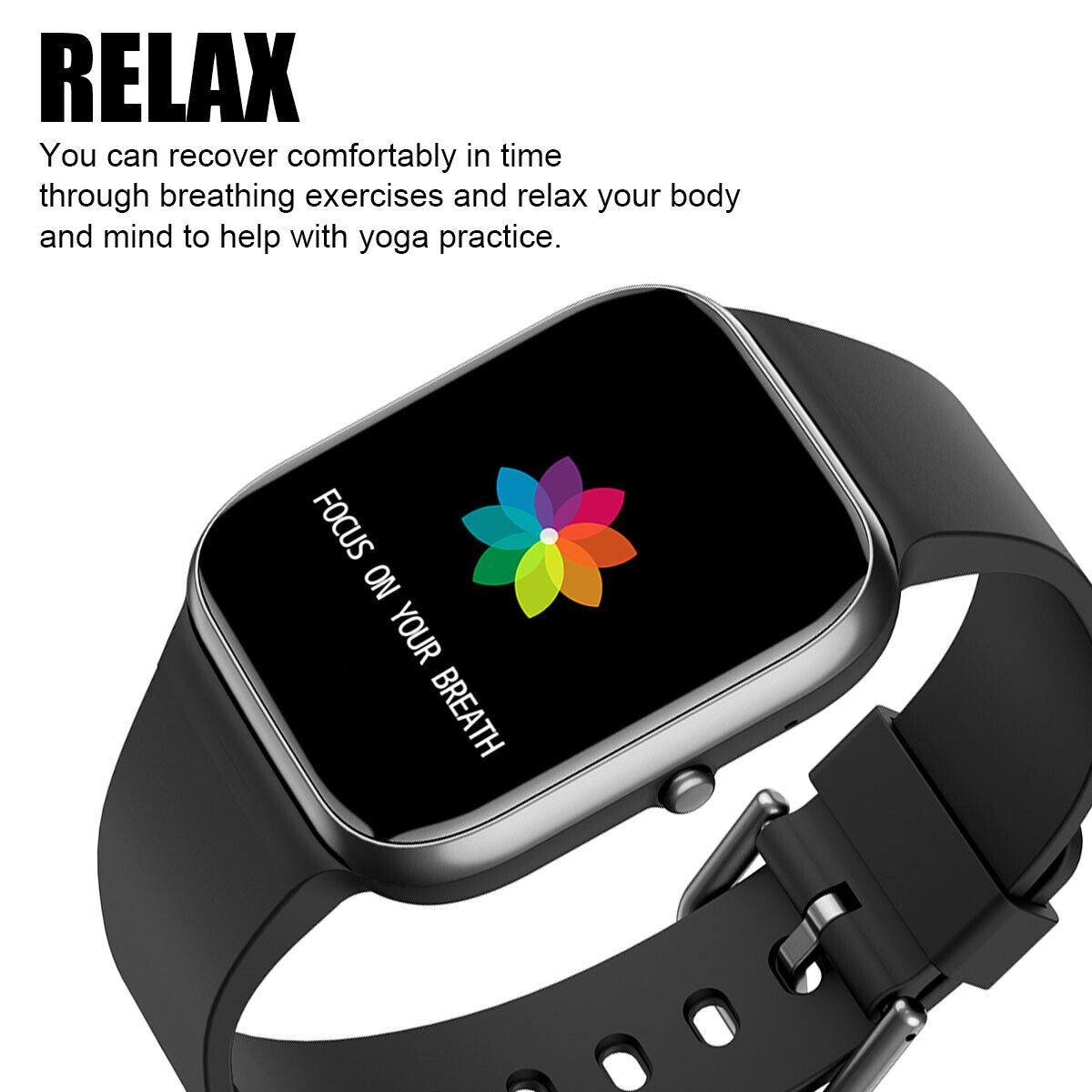 Smart Watch Fitness Tracker with Heart Rate Monitor for Men & Women – Sport Watches Compatible with iOS and Android