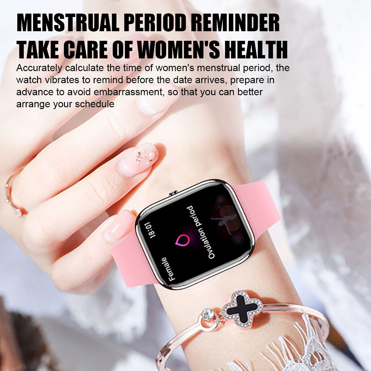 Smart Watch Fitness Tracker with Heart Rate Monitor for Men & Women – Sport Watches Compatible with iOS and Android